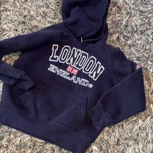 London England hoodie stitched 3T fits 2T.